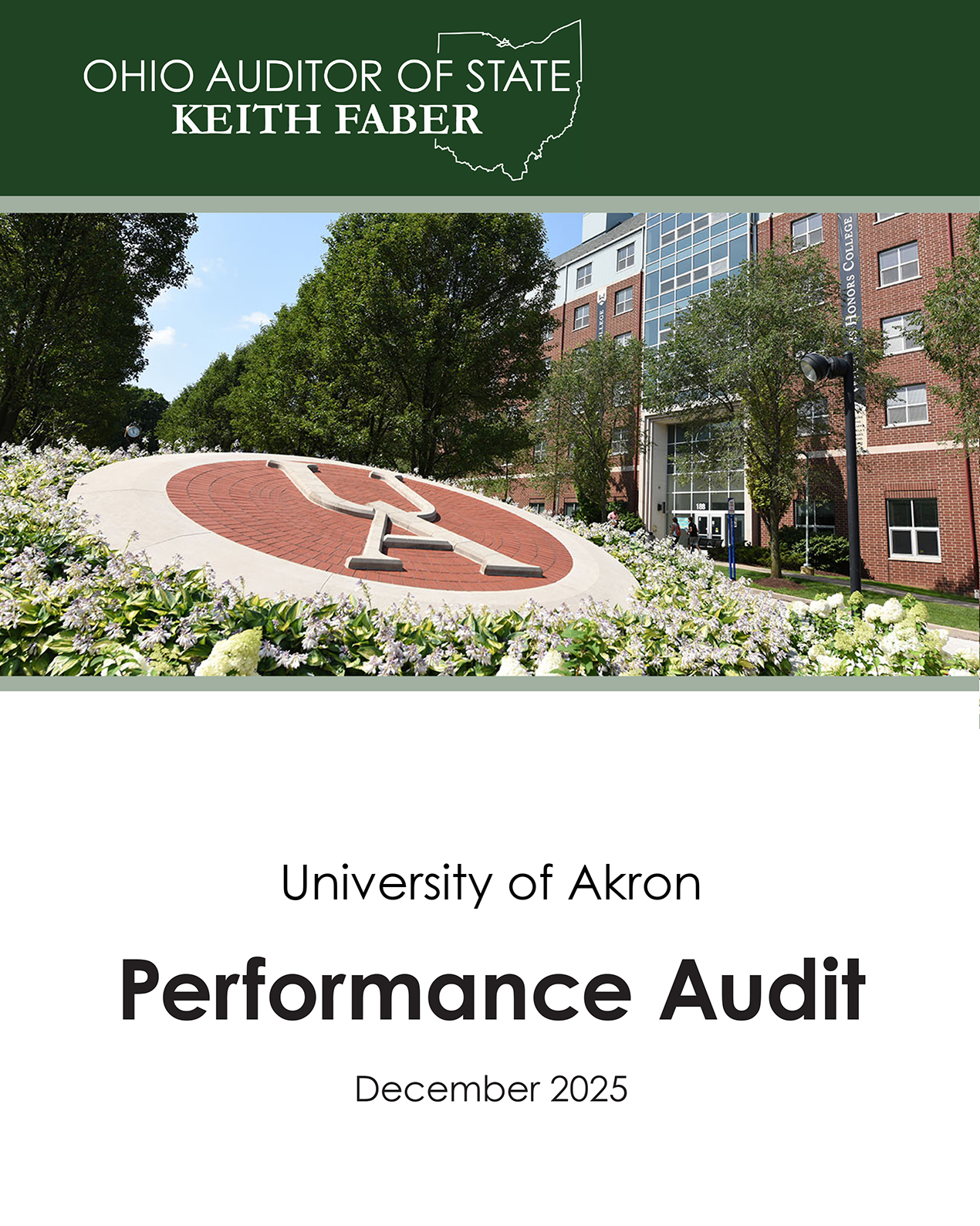 University of Akron report cover
